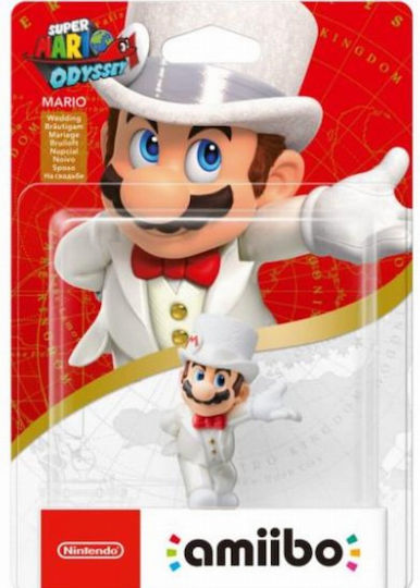 Nintendo Amiibo Super Mario Mario (Wedding Outfit) Character Figure for 3DS/Switch/WiiU