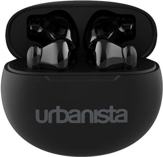 Urbanista Austin Earbud Bluetooth Handsfree Earphones with Sweat Resistance and Charging Case Midnight Black
