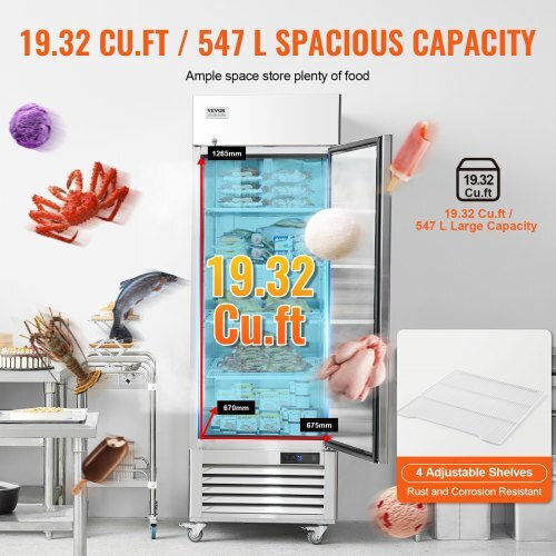 Vevor Commercial Freezer 570lt