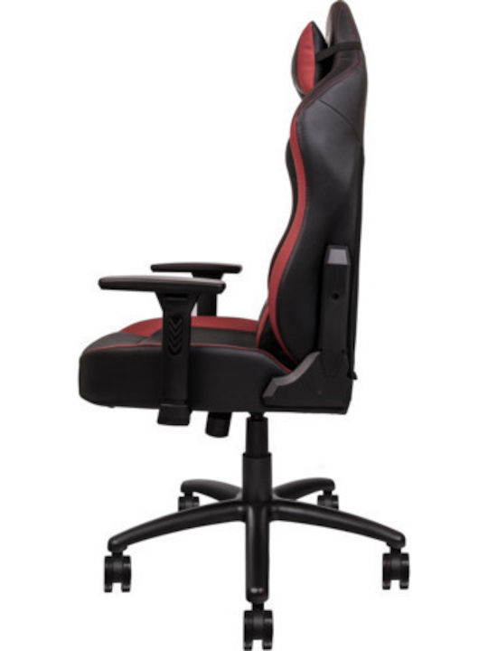 Thermaltake U Comfort Геймърски стол с регулируеми подлакътници Черно/червено