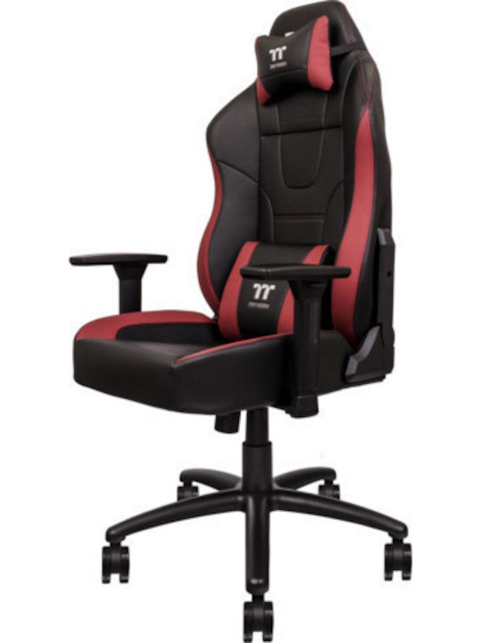 Thermaltake U Comfort Геймърски стол с регулируеми подлакътници Черно/червено