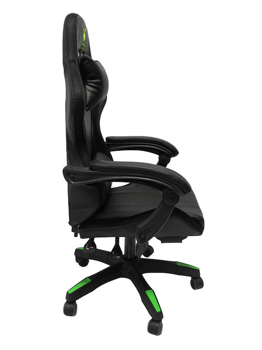 HomeMarkt Darren Καρέκλα Gaming Δερματίνης Μαύρη