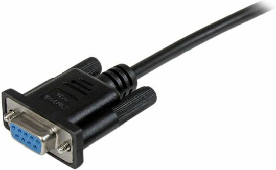 StarTech Καλώδιο RS232 9-pin female σε RS232 9-pin female 1m Μαύρο