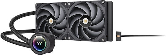 Thermaltake Toughliquid 280 EX Pro Water Cooling System AIO CPU with 2 120mm Fans and ARGB Lighting