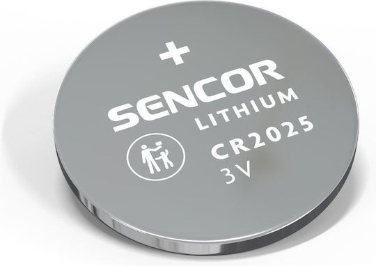 Sencor Batterie Lithium für Uhren CR2025 3V 1Stück