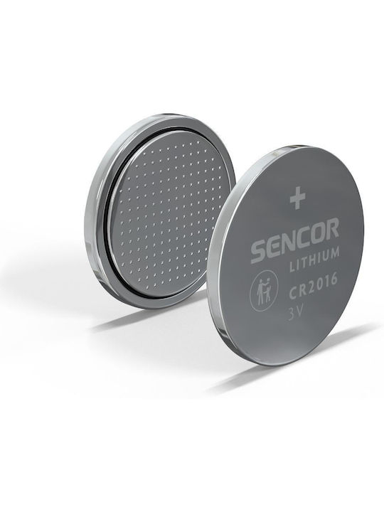 Sencor Μπαταρία Λιθίου Ρολογιών CR2016 1.55V 1τμχ
