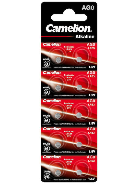 Camelion AG0 Αλκαλική Μπαταρία Ρολογιών LR63 1.5V 1τμχ
