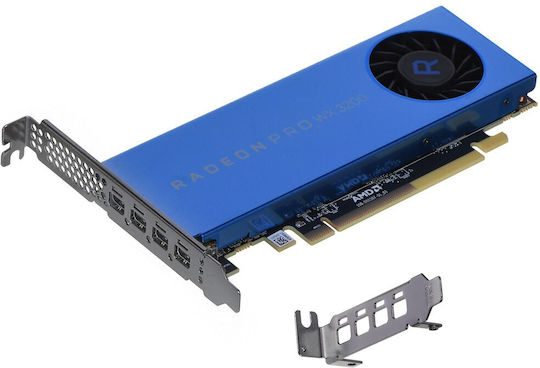 AMD Radeon Pro WX 3200 4GB GDDR5 Κάρτα Γραφικών