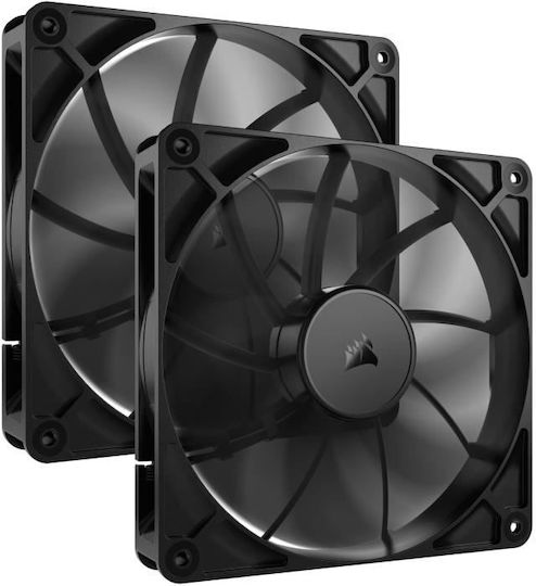 Corsair RS140 Case Fan (1700rpm / 95.5cfm) Without LED Lighting And 4-Pin PWM Connection 2pcs