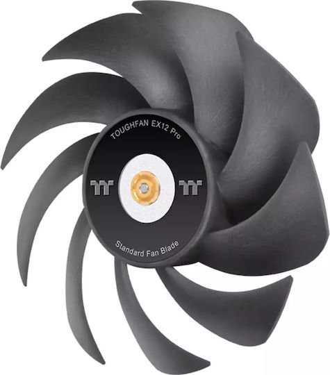 Thermaltake ToughFan EX12 Pro Case Fan 120mm Max 500rpm Max 70.8cfm Connection 4-Pin Molex Red LED 3pcs