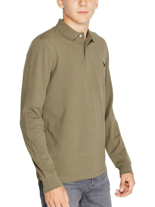 U.S. Polo Assn. Polo Blouse Verde Marrone