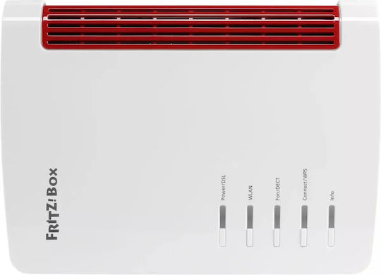 AVM FRITZ!Box 7530 AX & Fritz!Repeater 1200 AX Ασύρματο VDSL2 Modem Router Wi‑Fi 6 με 4 Θύρες Gigabit