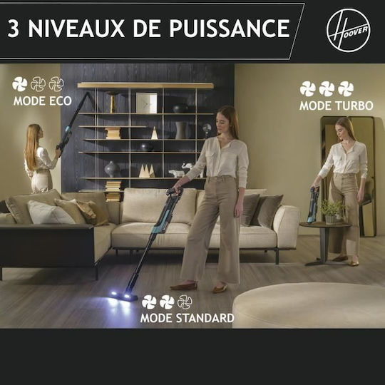 Hoover HF2 Reîncărcabilă Aspirator 2 în 1 Stick & De Mână 14.4V Albastră