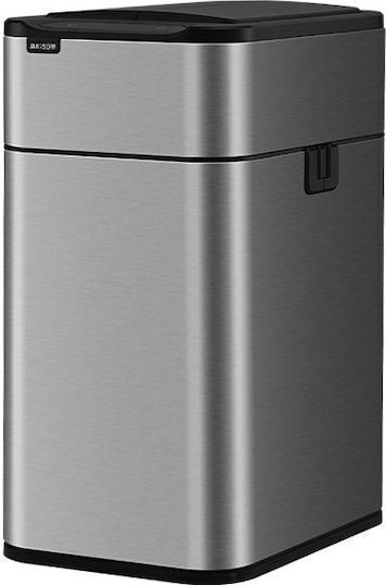 Delta Cleaning Inox Καλαθάκι Μπάνιου 30lt Ασημί