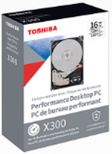 Toshiba X300 Performance 6TB HDD Hard Drive 3.5" SATA III 7200rpm with 256MB Cache for Desktop