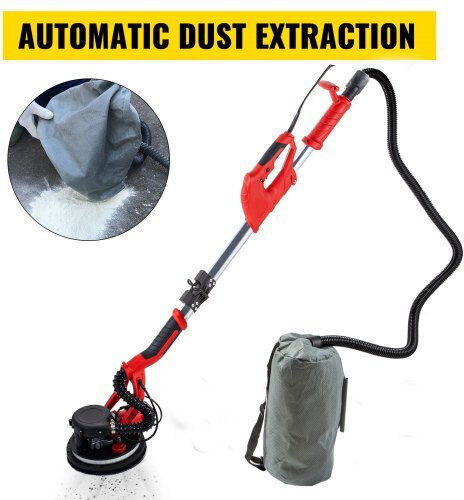 Vevor Telescopic Disc Sander Gypsum board 750W with Dust Extraction Capability