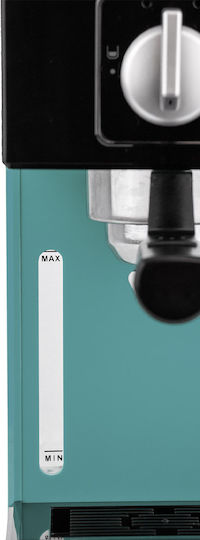 Briel A1 Μηχανή Espresso 1000W Πίεσης 20bar Τιρκουάζ