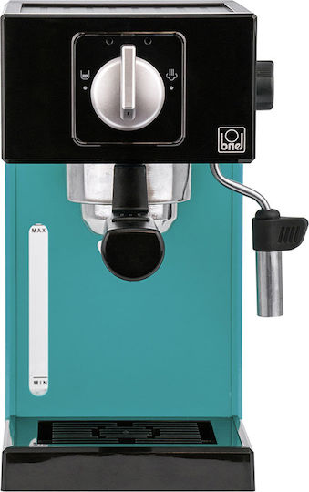 Briel A1 Μηχανή Espresso 1000W Πίεσης 20bar Τιρκουάζ