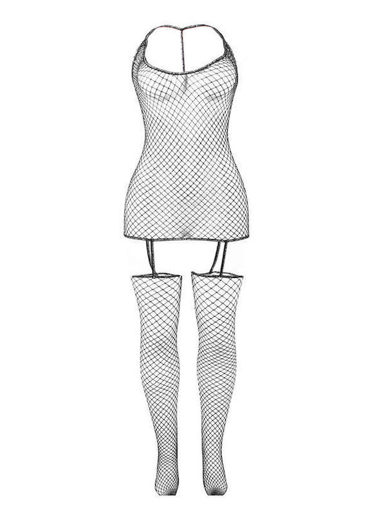 Subblime Sexy Bodystockings Gittermuster Schwarz