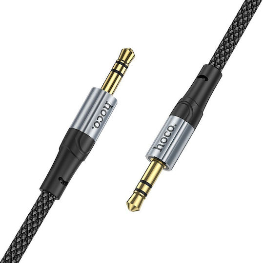Hoco 3,5mm Klinkenkabel 3,5mm Stecker - 3,5mm Stecker Schwarz 1m