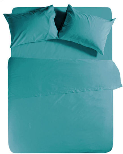 Nef-Nef Homeware Basic Ημίδιπλο 120x200+30εκ. με Λάστιχο Dusty Petrol Nef-Nef Homeware Basic Ημίδιπλο 120x200+30εκ. με Λάστιχο Dusty Petrol