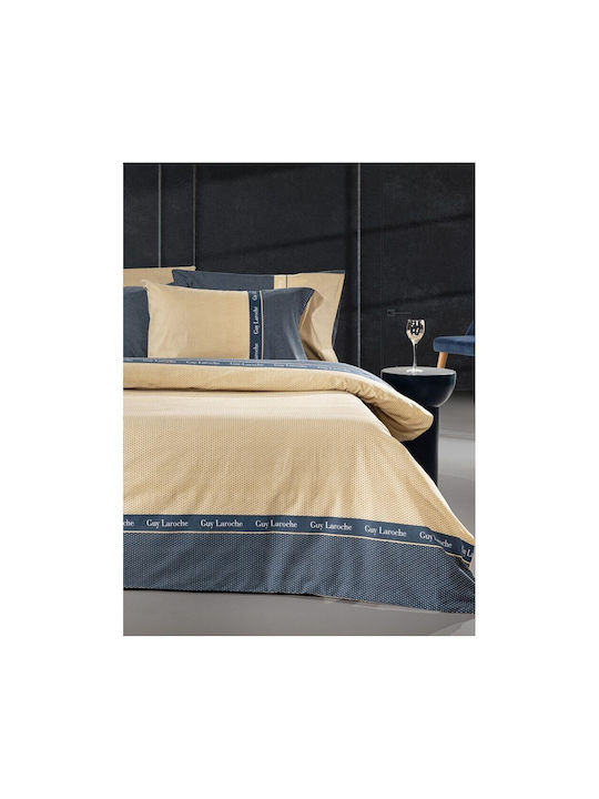 Guy Laroche Sheet Sets Queen 240x265cm. Toffee 4pcs