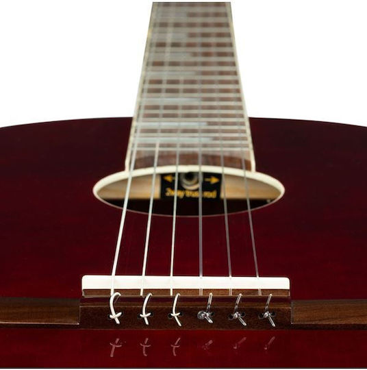 Ortega Rra-srt Parlor Classical Guitar 4/4 Red