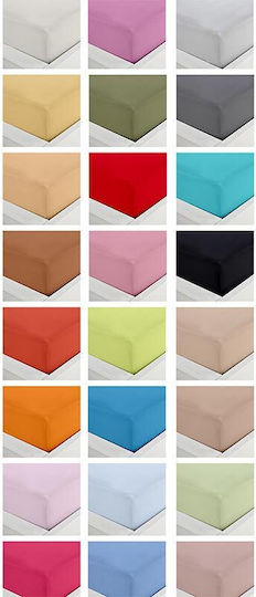 Sunshine Menta 152 Σεντόνι Ημίδιπλο με Λάστιχο 120x200+20εκ. Brick 6