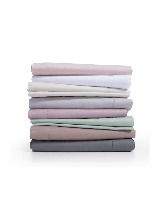 Nef-Nef Homeware Bettlaken King Size 280x270cm. Elements Ice Grey