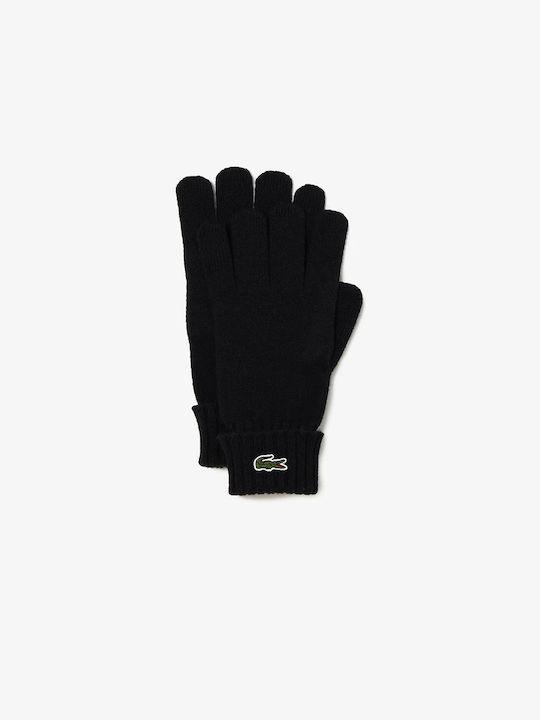 Lacoste Men's Woolen Gloves Black