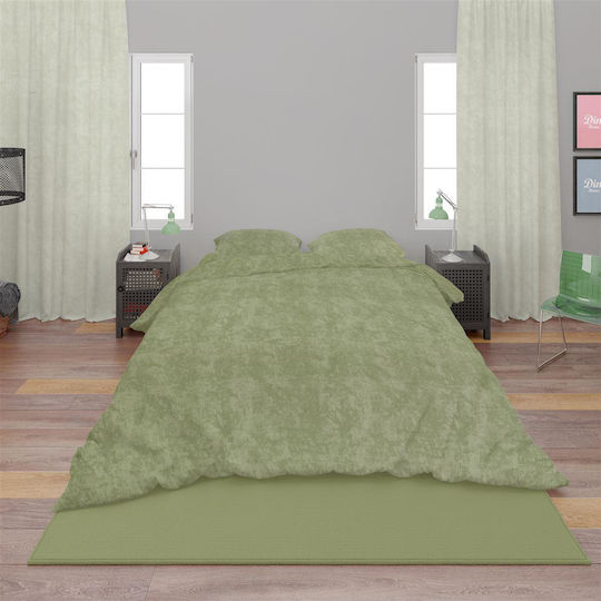 Dimcol Set Super dublu 4buc 240x270cm Shadow Lime Green