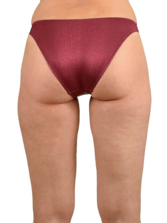 Lucero Bikini Alunecare Burgundy