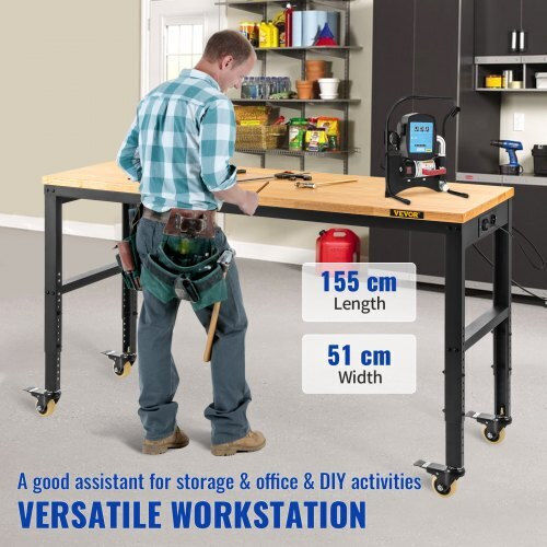 Vevor Πάγκος Εργασίας Αντοχής 720kg 51x51x155cm SMKDJGZTDLZOCF61OV2
