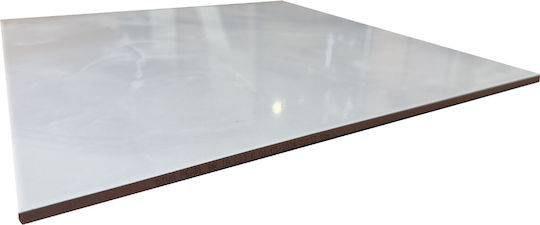 Stn Ceramica Floor Interior Gloss Ceramic Tile 45x45cm White
