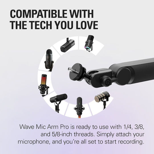 Elgato Wave Microphone Arm Black