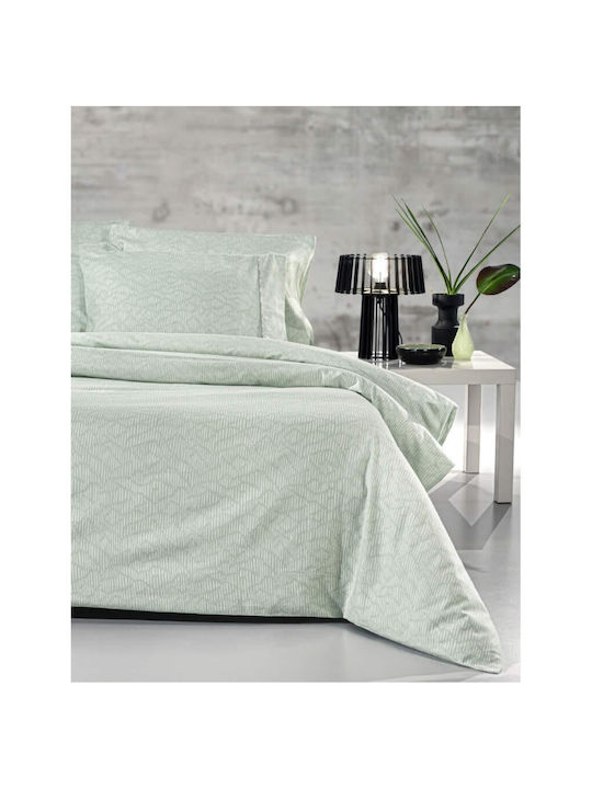 Guy Laroche Sheet Sets King Size 270x265cm. Brenta Mint 4pcs