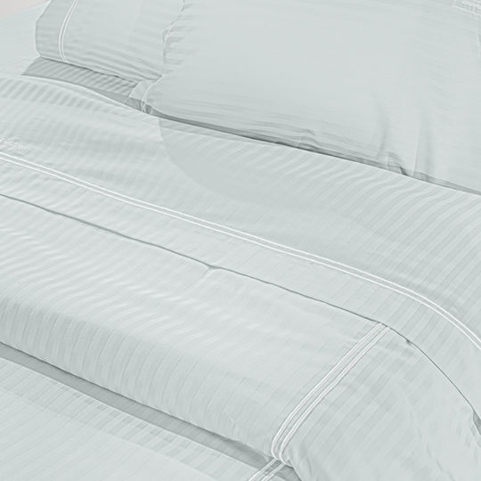 Guy Laroche Nice Σετ Σεντόνια King Size 270x280εκ. Moonlight/silver (4τμχ)