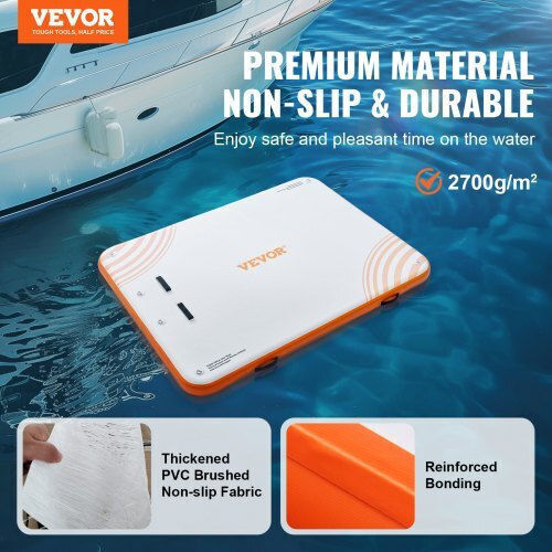 Vevor Vevor Inflatable Mattress for 2 People White 243.84x182.88cm