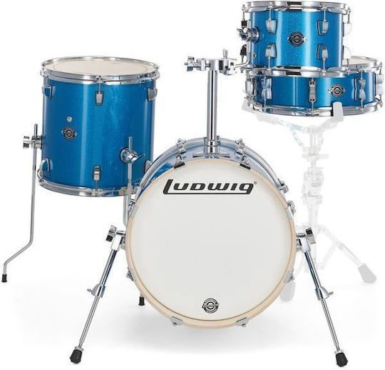 Ludwig Breakbeats Set Blue Sparkle Set de tobe