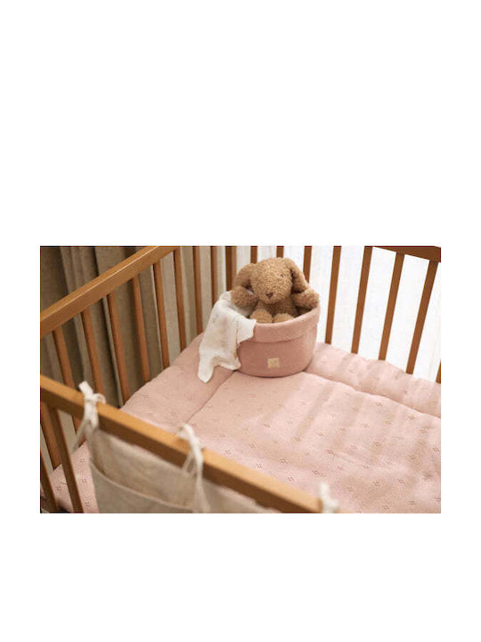 Cosy Knit Wild Rose Woven Storage Basket
