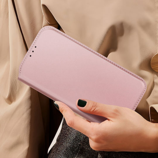 Avizar Hülle iPhone 16 Pro Klappetui Kartenhalter Video-Halter Roségold