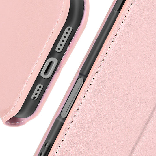 Avizar Hülle iPhone 16 Pro Klappetui Kartenhalter Video-Halter Roségold