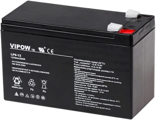 12 V гелова батерия 9 Ah 151x65x94 мм