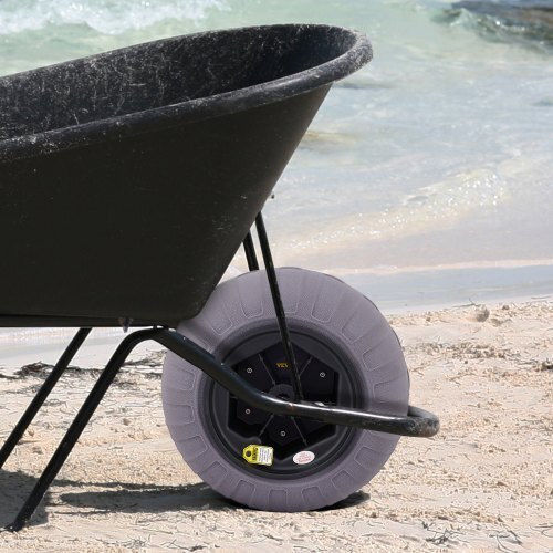 Vevor Καρότσι Μεταφοράς για Φορτίο Βάρους έως 80kg σε Μπεζ Χρώμα