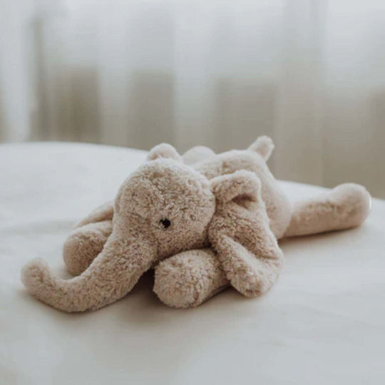 Flow Animăluț Elephant din Țesătură cu Sunete Albe și Muzică