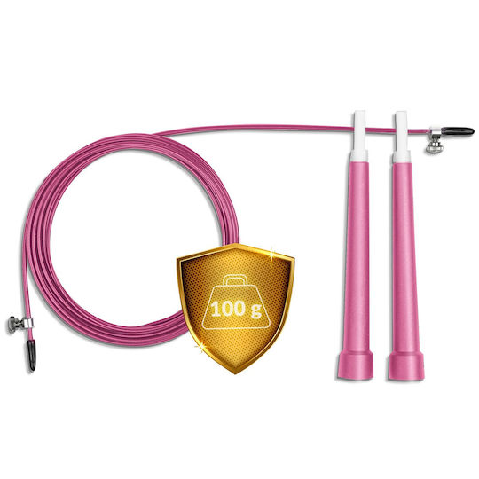 NEO Sport Springseil Fitness mit Gewicht 2.98m Rosa mit einstellbarer Länge