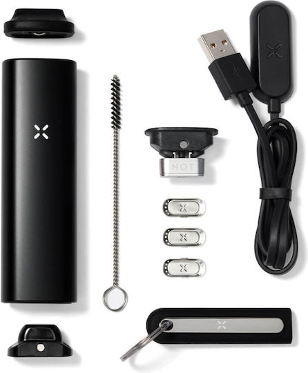 Pax Plus Complete Kit Dry Herb Onyx Изпарител с Вградена Батерия 3000mAh Onyx