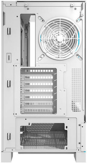 Darkflash DY450 PRO Gaming Midi-Turm Computergehäuse mit RGB-Beleuchtung Weiß