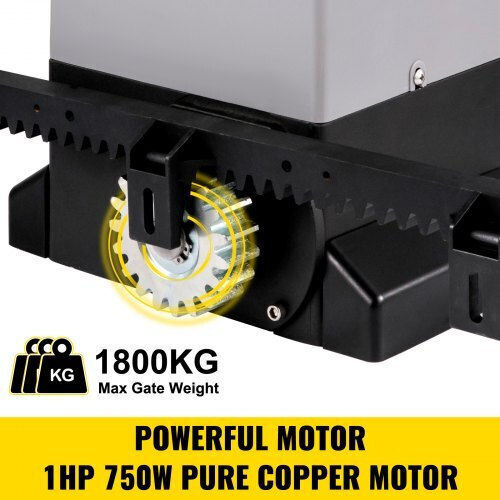 Vevor Set Garage Door Motor for Sliding Door for Maximum Weight 1800kg