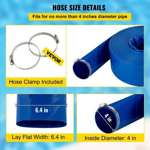 Vevor Irrigation Hose 102mm 32.004m YCFC4X100PVC2V96ZV0
